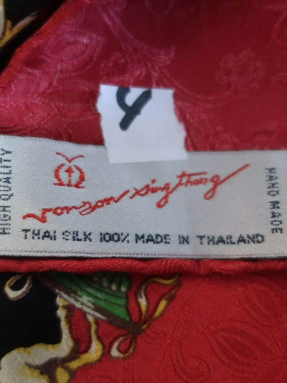 Womens Vanzon Singthong (Item- 4) Multicolor Pure Silk Baroque Inspired Scarf